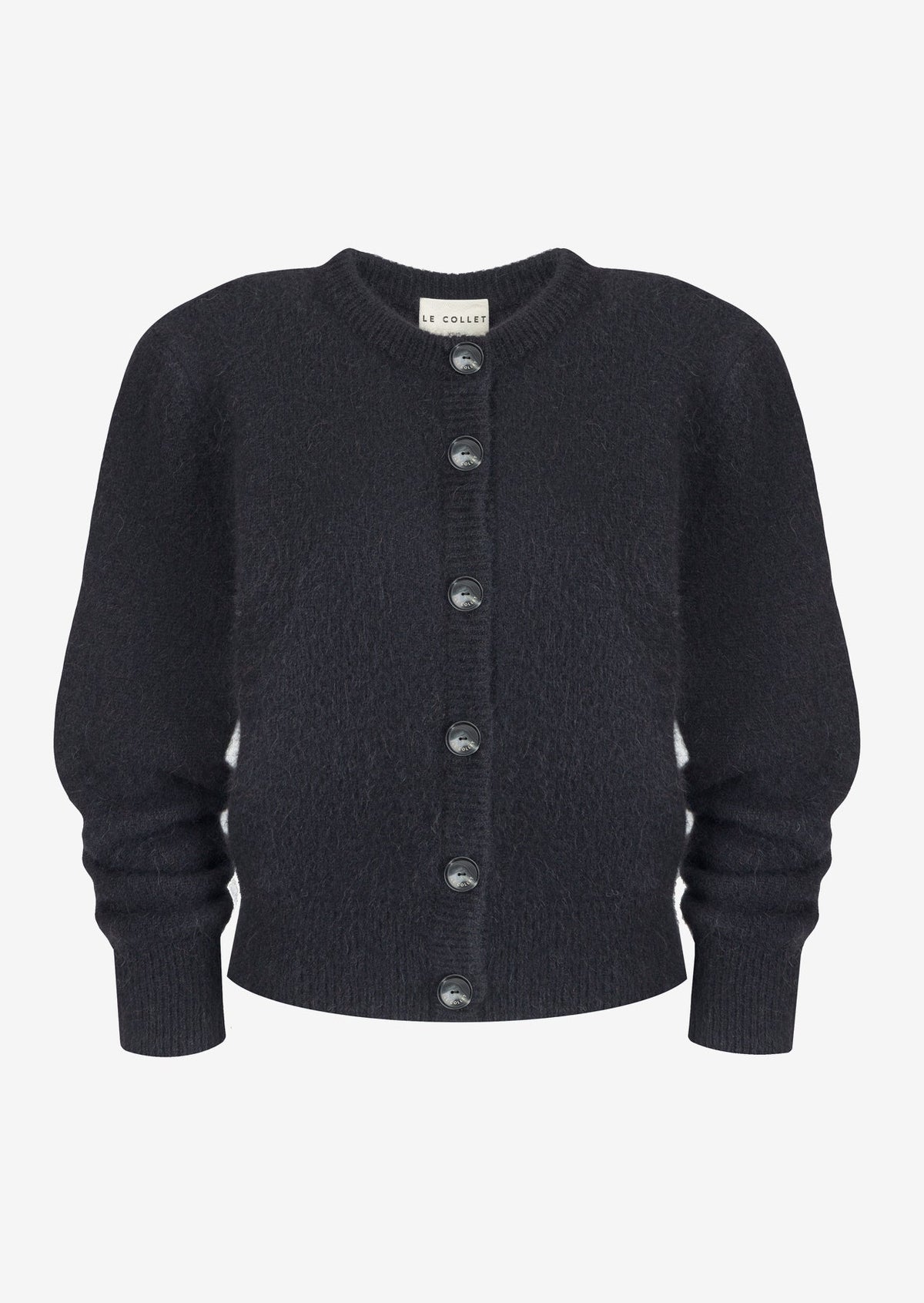 KARDIGAN ISOLA ALPACA BLACK LECOLLET