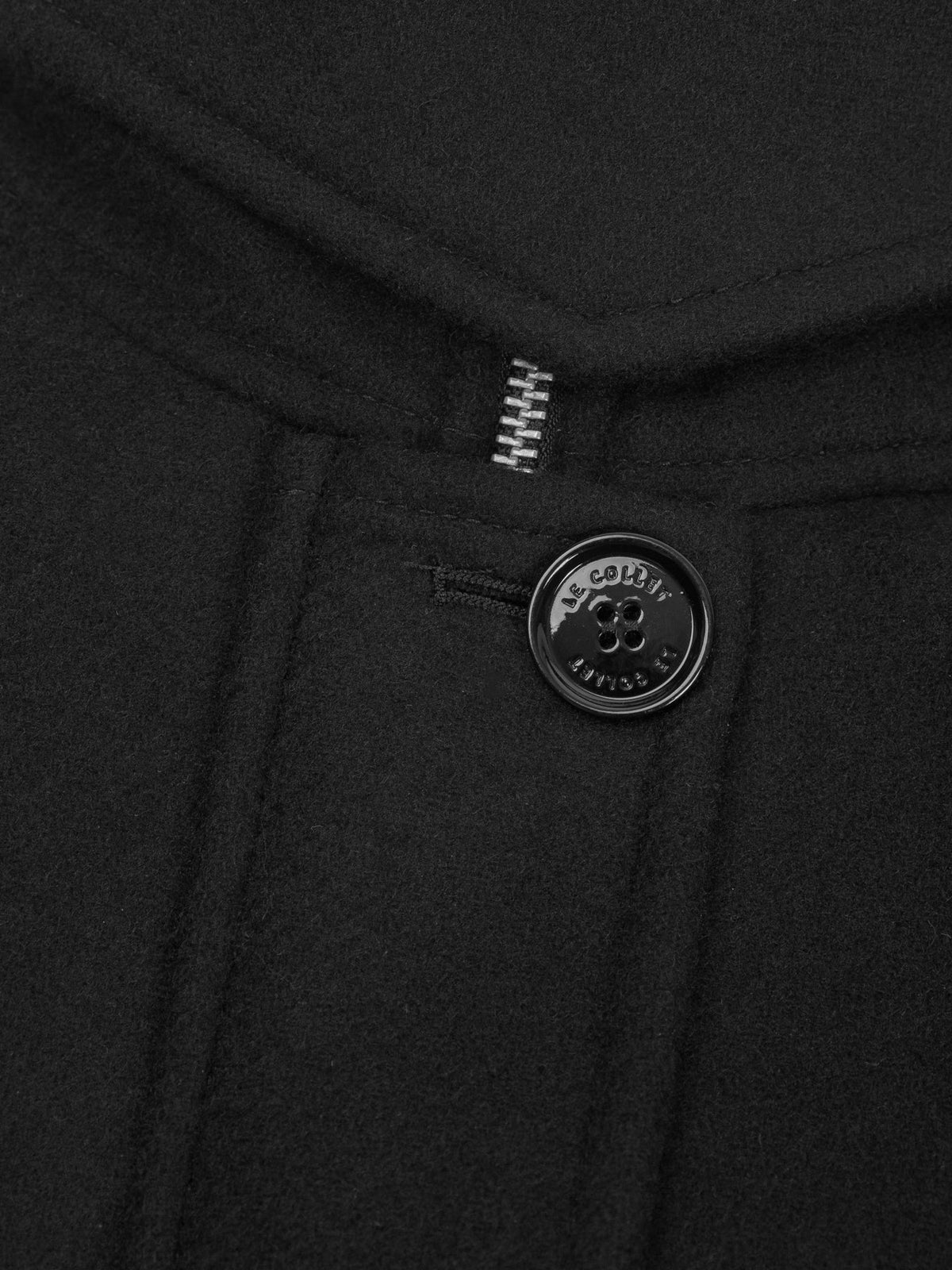 KURTKA LARGO WOOL BLACK LECOLLET