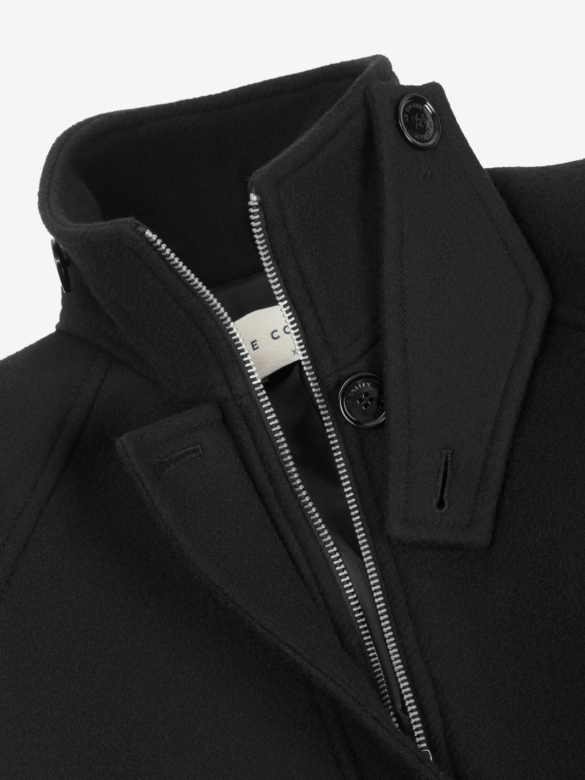 KURTKA LARGO WOOL BLACK LECOLLET