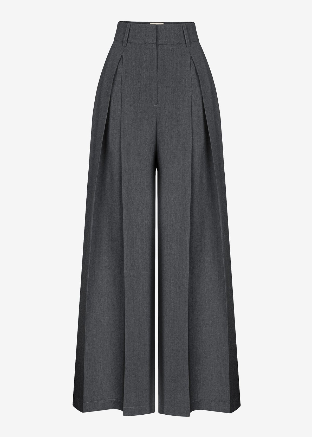 SPODNIE PHOEBE WOOL GREY LECOLLET