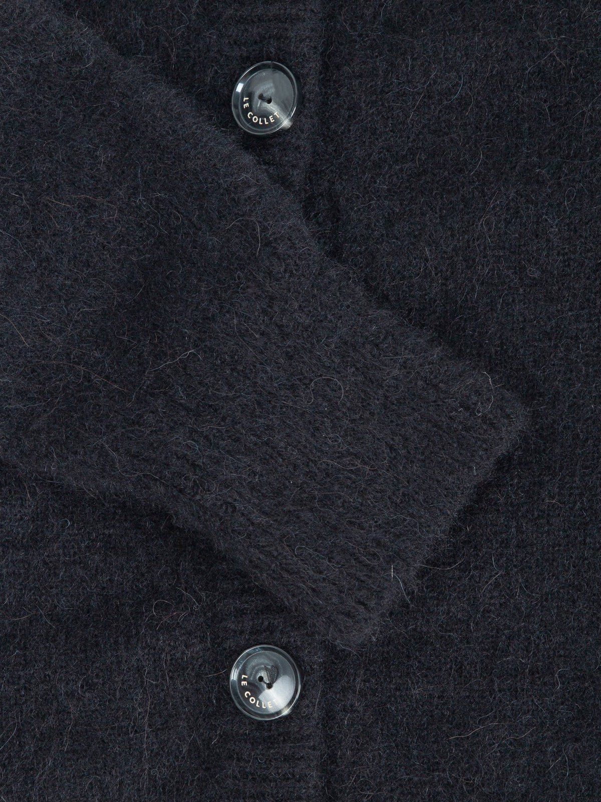 KARDIGAN ISOLA ALPACA BLACK LECOLLET