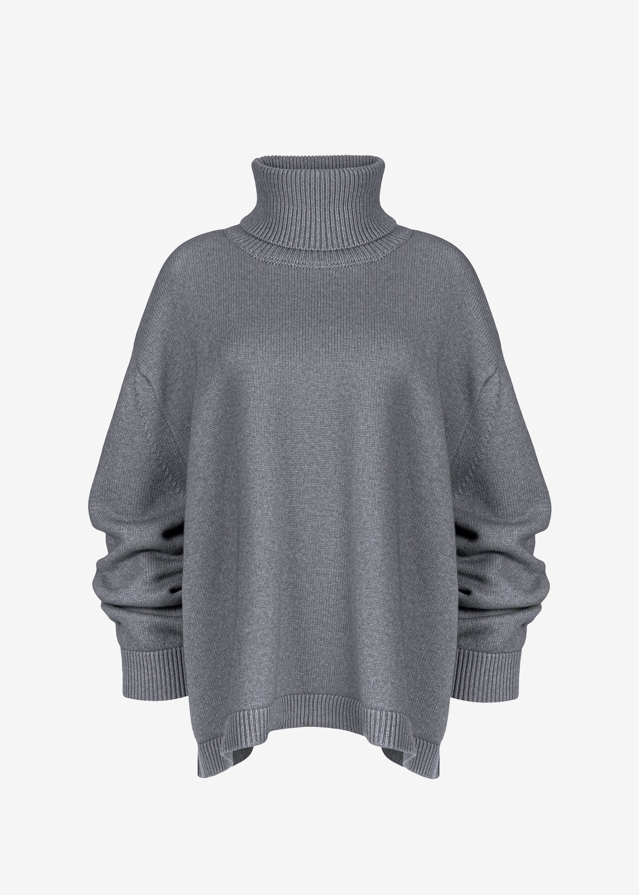 OLIA GREY TURTLENECK