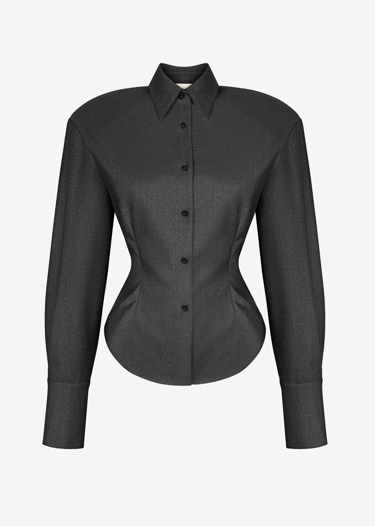 AURELIA WOOL GREY SHIRT