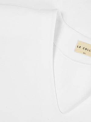 JULIE V NECK WHITE LECOLLET