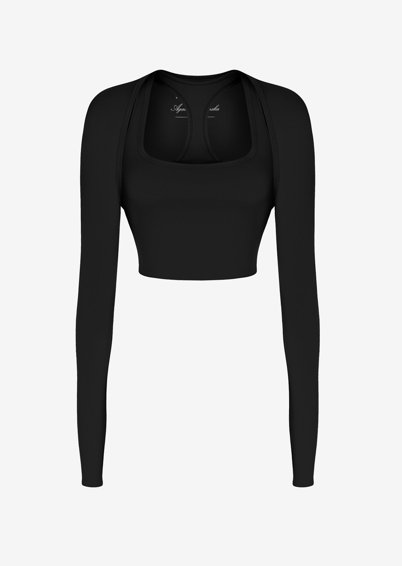 SPORTOWY TOP FLOW BLACK LECOLLET