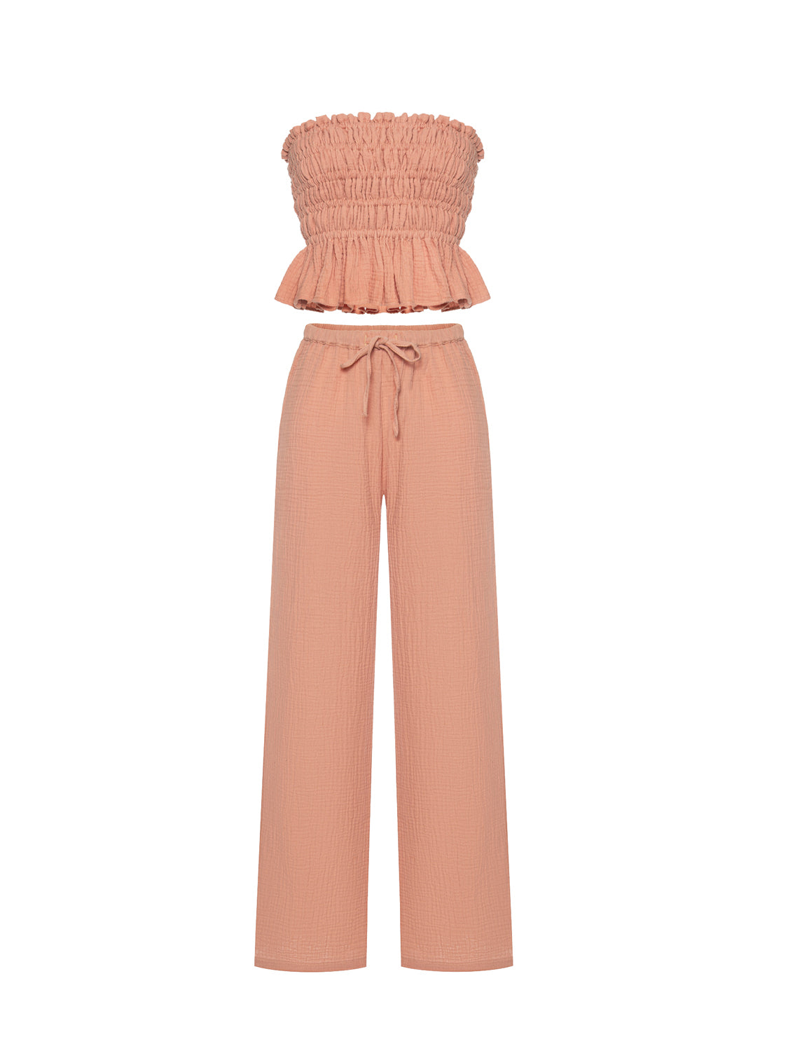 AIDA TOP MUSLIN ROSE LECOLLET