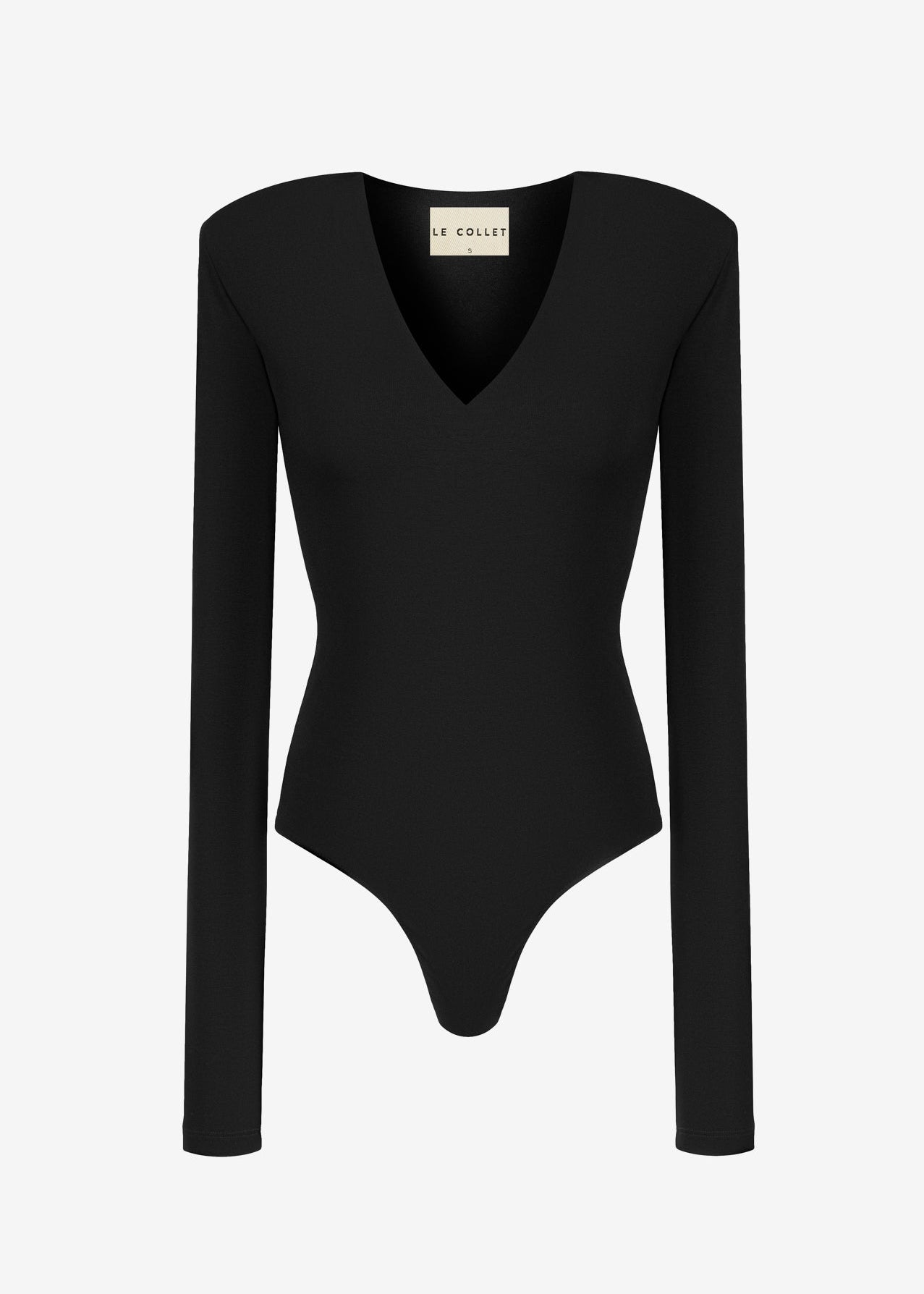 NANCY SHAPE BLACK BODYSUIT