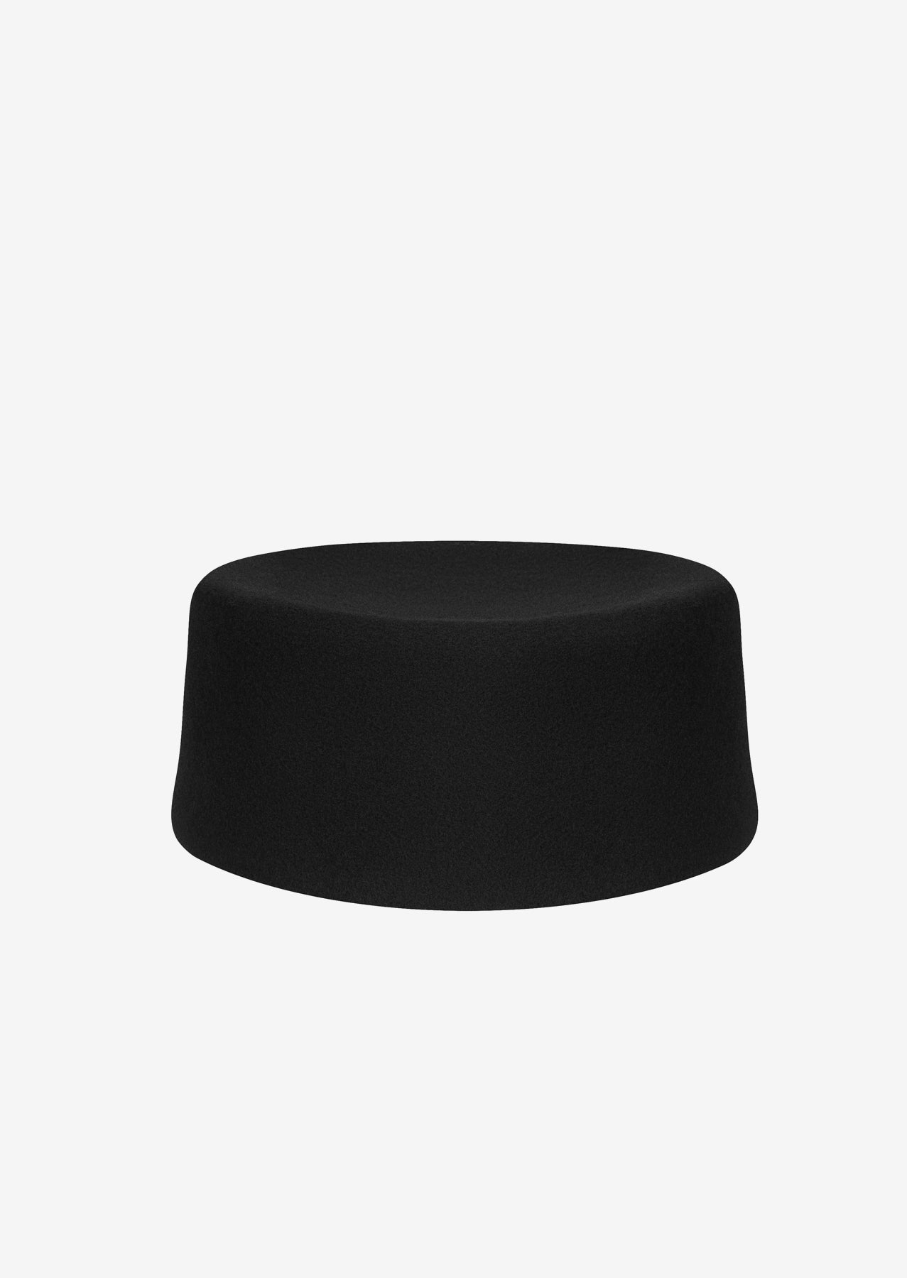 LUA BLACK PILLBOX HAT